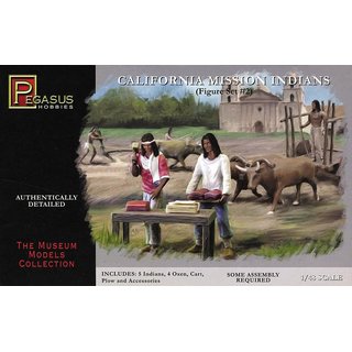 Pegasus 957005 1/48 Amerikanische Geschichte: Kalifornien Mission, Indianer Maßstab: 1/48