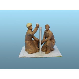 Pegasus 957275 1/72 WWII: Russische Mörser mit Figuren, Winter Maßstab: 1/72
