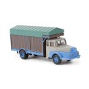 *BREKINA 85500 Unic ZU 122 Großraumaufbau,grau/blau...