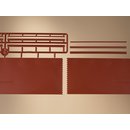 Auhagen 41205 Ziegelmauern mit Zahnfriesvarianten, 2...