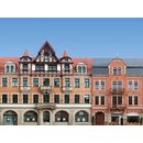 Auhagen 42501 Halbrelief-Hintergrundkulisse Set mit 5 Bürgerhaus-Fassaden Spur H0/TT