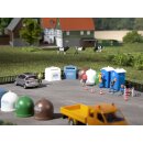 Auhagen 42593 Mobiltoiletten, Recycling-Container  Spur H0/TT