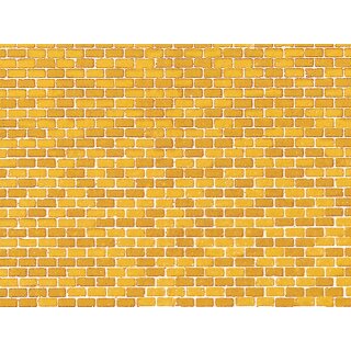 Auhagen 50510 1 Dekorpappe Ziegelmauer ocke