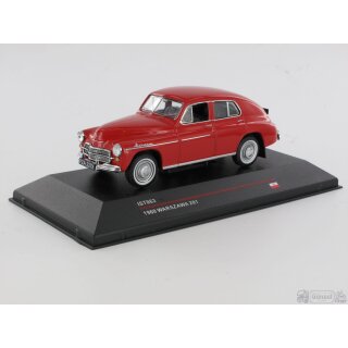 IST Models IST063 Warszawa 201, dunkelrot (1960) Massstab: 1:43