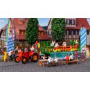 Kibri 12226 H0 LANZ Traktor mit Festwagen
