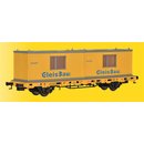 Kibri 26268 H0 Niederbordwagen mit Contai