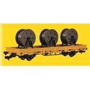Kibri 26269 H0 Niederbordwagen mit Kabelr