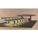 Kibri 39000 H0 Moderner Busbahnhof Halle