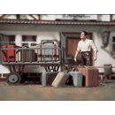 Vollmer 41228 G Gepäckwagen mit Gepäck