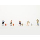Vollmer 42284 N Figuren-Set Wanderer mit Ru