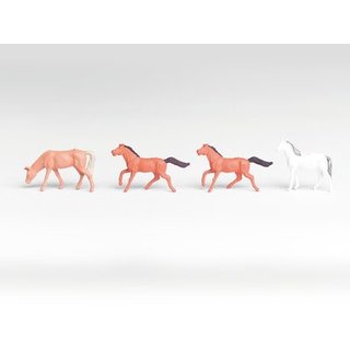 Vollmer 42289 N Figuren-Set Pferde, 4 Stück