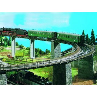 Vollmer 42547 H0 Trogbrücke, gebogen