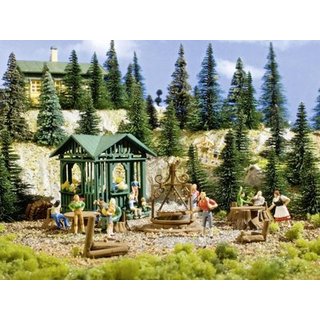 Vollmer 43606 H0 Grillplatz mit Hütte