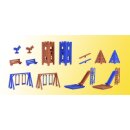 Vollmer 43665 H0 Deko-Set Kinderspielplatz