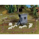 Vollmer 43742 H0 Schäferwagen und Schafherd
