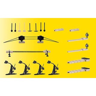 Vollmer 45136 H0 Deko-Set Bahnausstattung