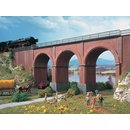 Vollmer 47313 N Backstein-Viadukt, gerade