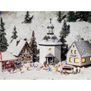 Vollmer 47613 N Weihnachtsdorf mit Beleucht
