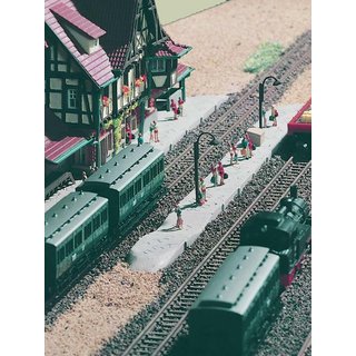 Vollmer 49525 Z Bahnsteig Neuffen, 2 Stück